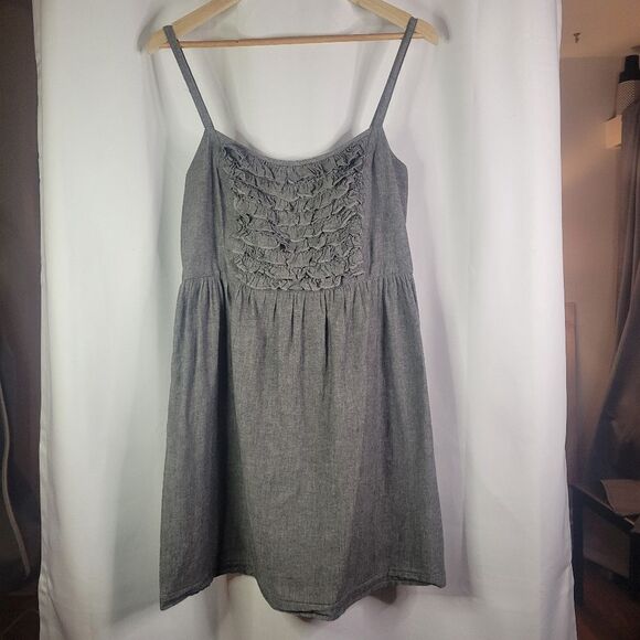 BeBop Gray 100% Cotton Sun Dress - Picture 3 of 16